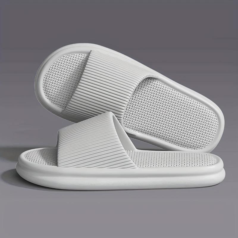 Order A Size Up Summer Slippers Flip Flops Man Indoor Home Woman Shoes EVA Soft Soled Slippers Shower Home Slides Couple Non-slip Casual Sandals