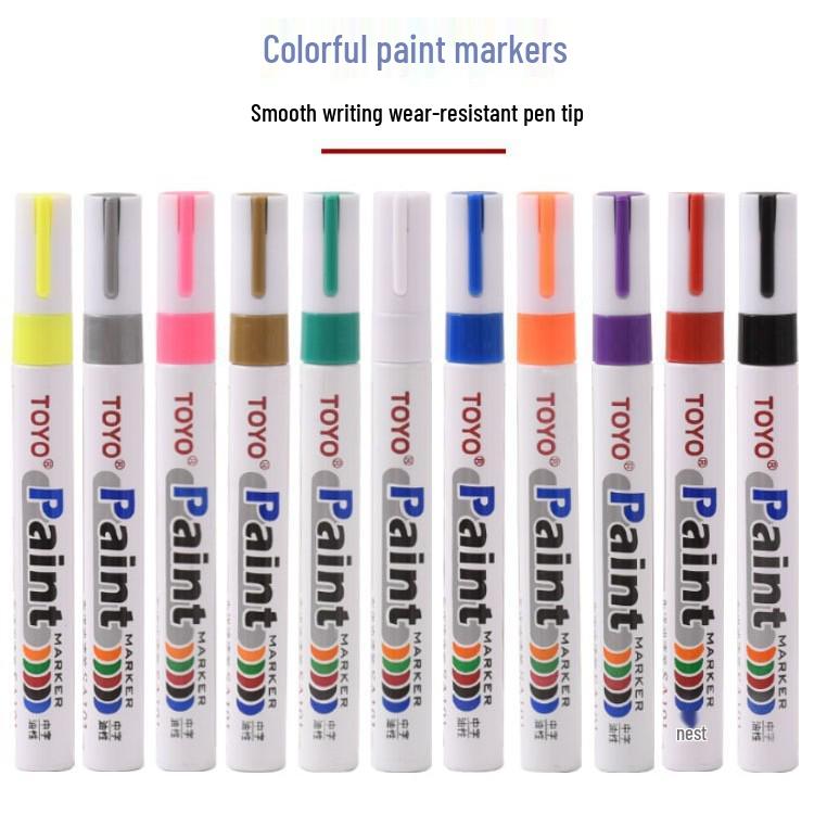 Toyo SA101 White Paint Marker Non-Fading Touch-Up Pen for Tires