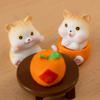 Mini Cute Orange Cat Micro Landscape Ornament For Car Dashboard Home Room Desktop Decoration Gift