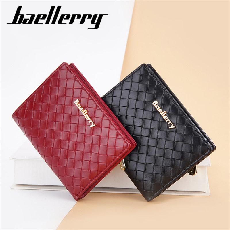 Baellerry Мужские и женские модные короткие кошельки, классический дизайн, двойной кошелек, милый кошелек с держателем для карт, GZW