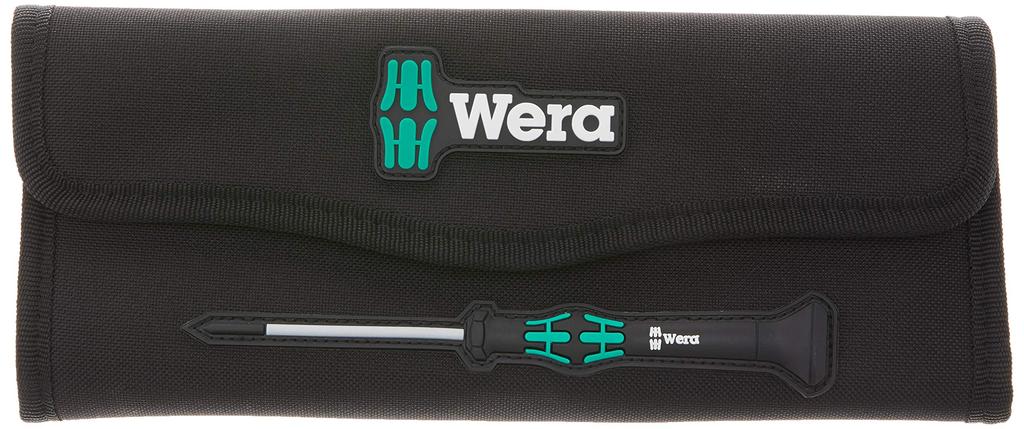 WERA Сумка-чехол для хранения прецизионных отверток с рукояткой Kraftform на 12 отверток, 235 x 115 мм, 671385