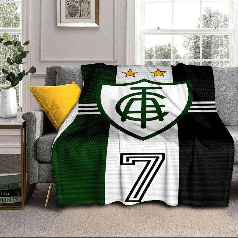 America Futebol Clube Portable Blanket/Soft Blanket Bedding Blanket Suitable for Travel Camping Living Rooms Offices Sofas Fan Gifts