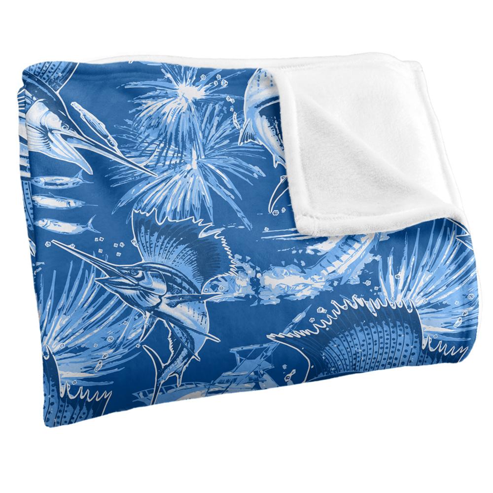 JQ Licensing Jl-Jp-Jq 2 Silky Sailfish Fishing Supersoft Blanket