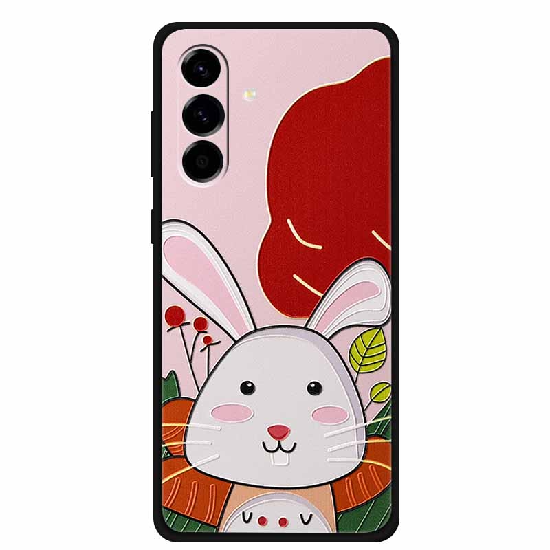 Для Samsung Galaxy A37 A57 A17 5G Чехол Ударопрочный 3D Рельефный Тисненый Роскошный Мягкий Силиконовый Чехол-Обложка для Samsung A57 A17 A37 5G