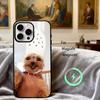 F-Смешной D-Собака Чехол для телефона для iPhone17,16,15,14,13,12,11 Plus,Pro Магнитный для Magsafe Беспроводная зарядка