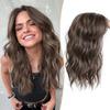 360° Coverage Long Wave Hair Topper Realistic Women Wiglets Topper Curly Hairpiece  Thinning Hair