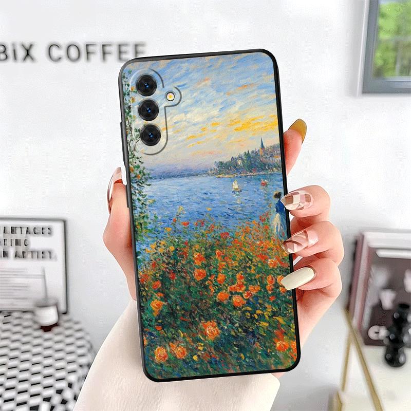 Масляная живопись Клода Моне Мягкий чехол для телефона для Samsung A17 A37 A57 A16 A26 A36 A56 A15 A25 A35 A55 A14 A24 A34 A54 A13 A23 A33 A5