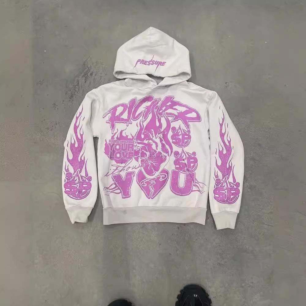 3D Printed Pullover Vintage Y2Kstreetwear High Street Hoodie Sweater
