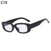 Travel Small Rectangle Square Frame Eyewear Eyeglasses Women Sunglasses Sun Glasses
