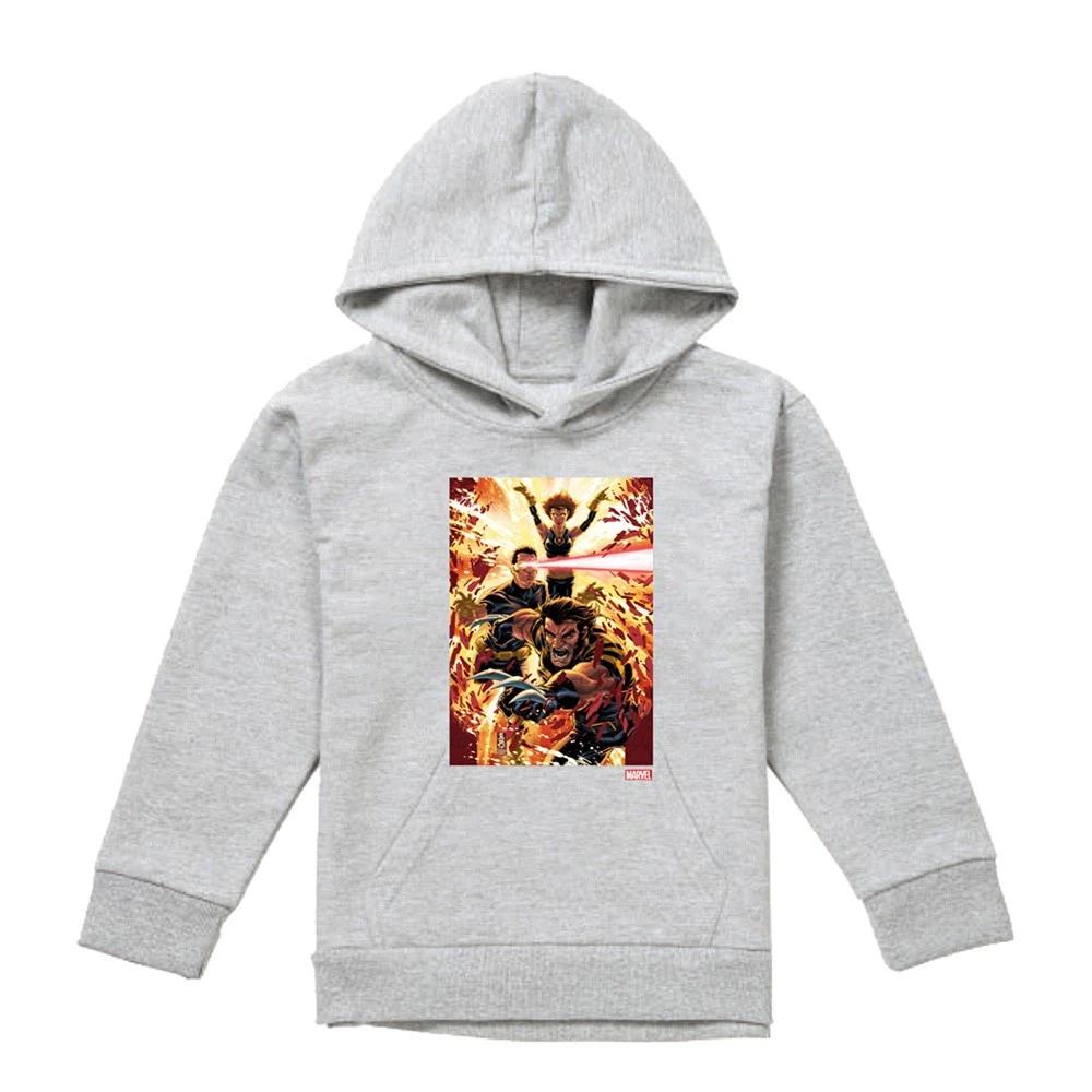 X-Men Childrens/Kids Wolverine Cyclops Jean Grey Hoodie