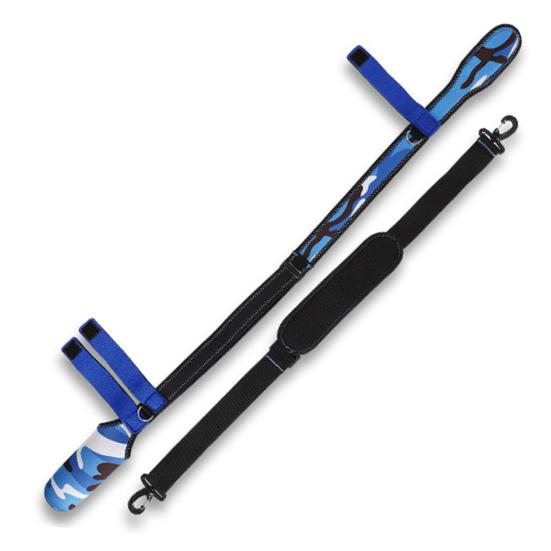 Fishing Rod Protector Shoulder Strap Adjustable Foldable Portable Anti-Collision Fishing Pole Tip Protective Sleeve Cover Case Fishing Accessories