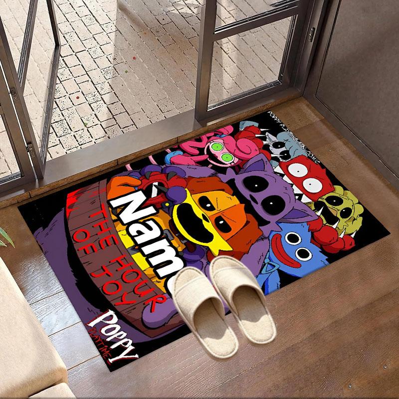 Custom Name Personalized Poppy Playtime Print Carpet, Versatile Home Decor Rug, for Playroom, Apartment, Balcony, Entryway, Hallway Gift