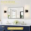 Gold transparent wall lamp set 22 inch simple modern wind E26 wall lamp