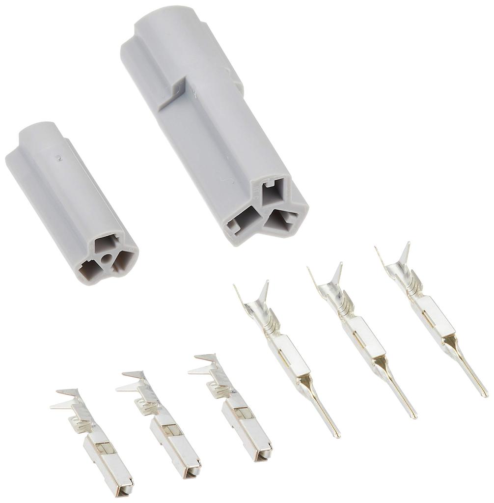 Daytona 96198 Мотоциклетный разъем указателя поворота 040 3-контактный серый