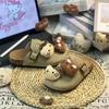 Удобные закрытые уличные тапочки для девочек KT Cat с мультяшным рисунком