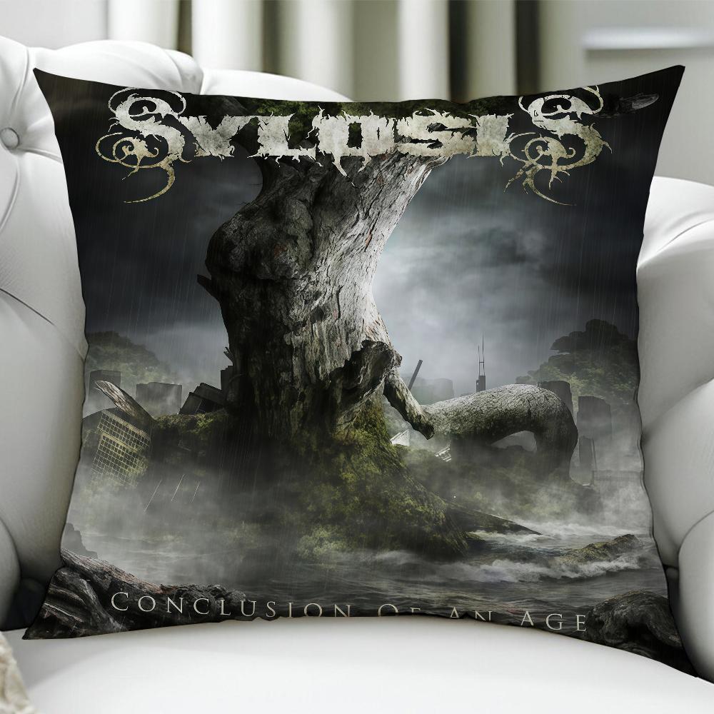 The New Flesh SSylosis Band Birthday Anniversary Gifts Double Sided Printed Zipper Cushion Cover Soft Skin Bedding