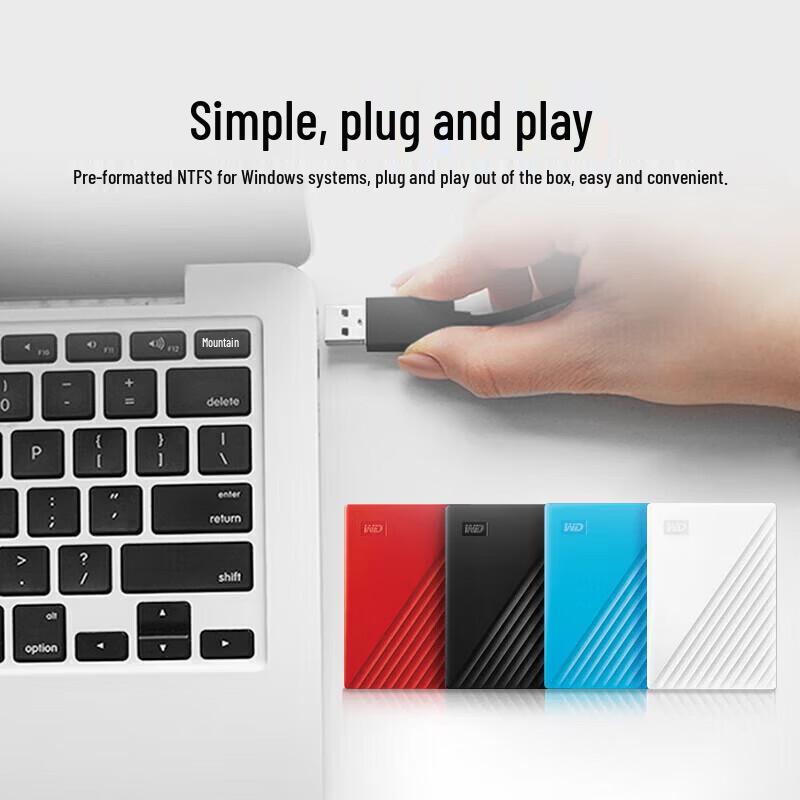 WD My Passport Portable External Hard Drive