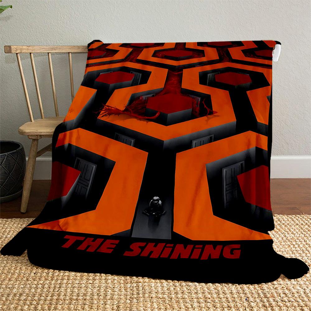 1pc THE SHINING Outdoor Flannel Blanket Soft Plush Decor for Picnics, camping,Bedroom, Playroom, or Lunch Break, Perfect Gift