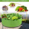 10/30/40/50/100 Gallons Fabric Garden Raised Bed Round Planting Container Grow Bags Fabric Planter Pot For Plants Nursery Pot
