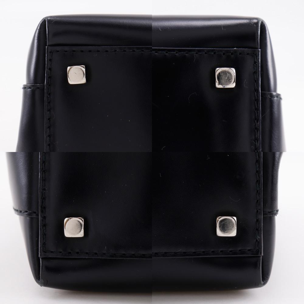 Salvatore Ferragamo Gancini Handbag AQ-21 0167 black Calfskin Women Used