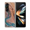 For Samsung Galaxy Z Fold 5 ZFold5 Cases Marble Transparent Shockproof Protection Hard Back Cover For Samsung Z Fold 5 5G Cases