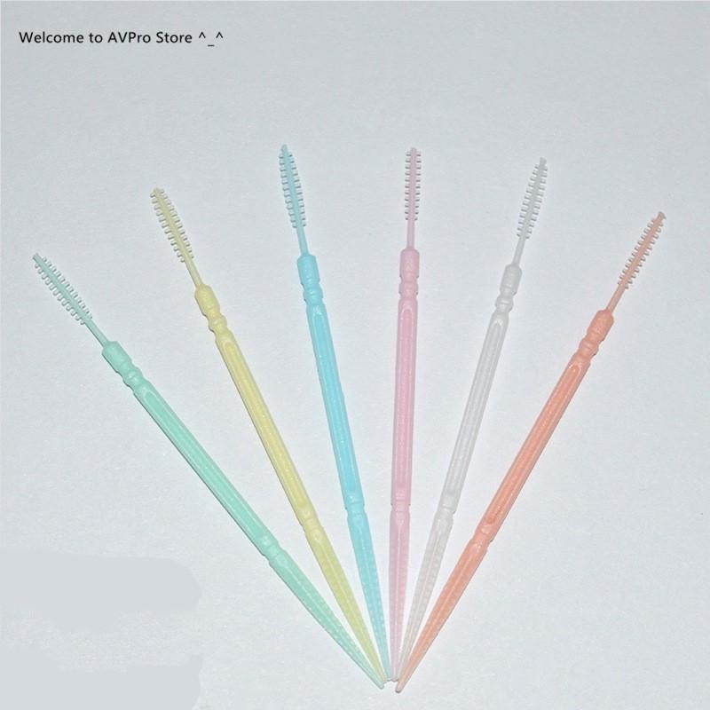 100 шт. Двусторонняя зубочистка для ухода за полостью рта