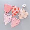 Baby Bibs 5 Pack Baby Bandana Drool Bibs Cotton for Unisex Boys Girls Babador Feeding Smock Infant Burp Cloth Baby Saliva Towel
