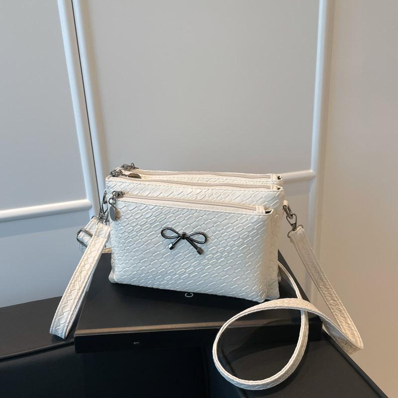 Вместительный французский минималистичный горизонтальный кошелек-конверт для ношения в руке для модной плетеной сумки на ужин