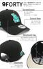 NEW ERA Cap 9FORTY Cloth Strap 15352368 NER37C6288 Los Angeles Dodgers black Teal MLB Women's