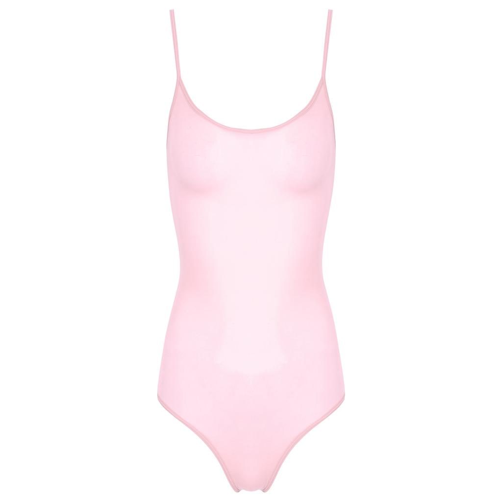 Womens Glossy Sling Bodysuit Adjustable Strap See Through Lingerie Stretchy High Cut Bodycon Lingerie