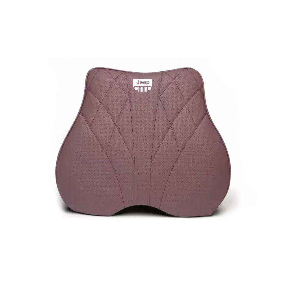 Car Memory Foam Headrest Neck Pillow Lumbar Waist Support Cushion Accessories For Jeep Cherokee Wrangler Trail Hawk Compass JPB