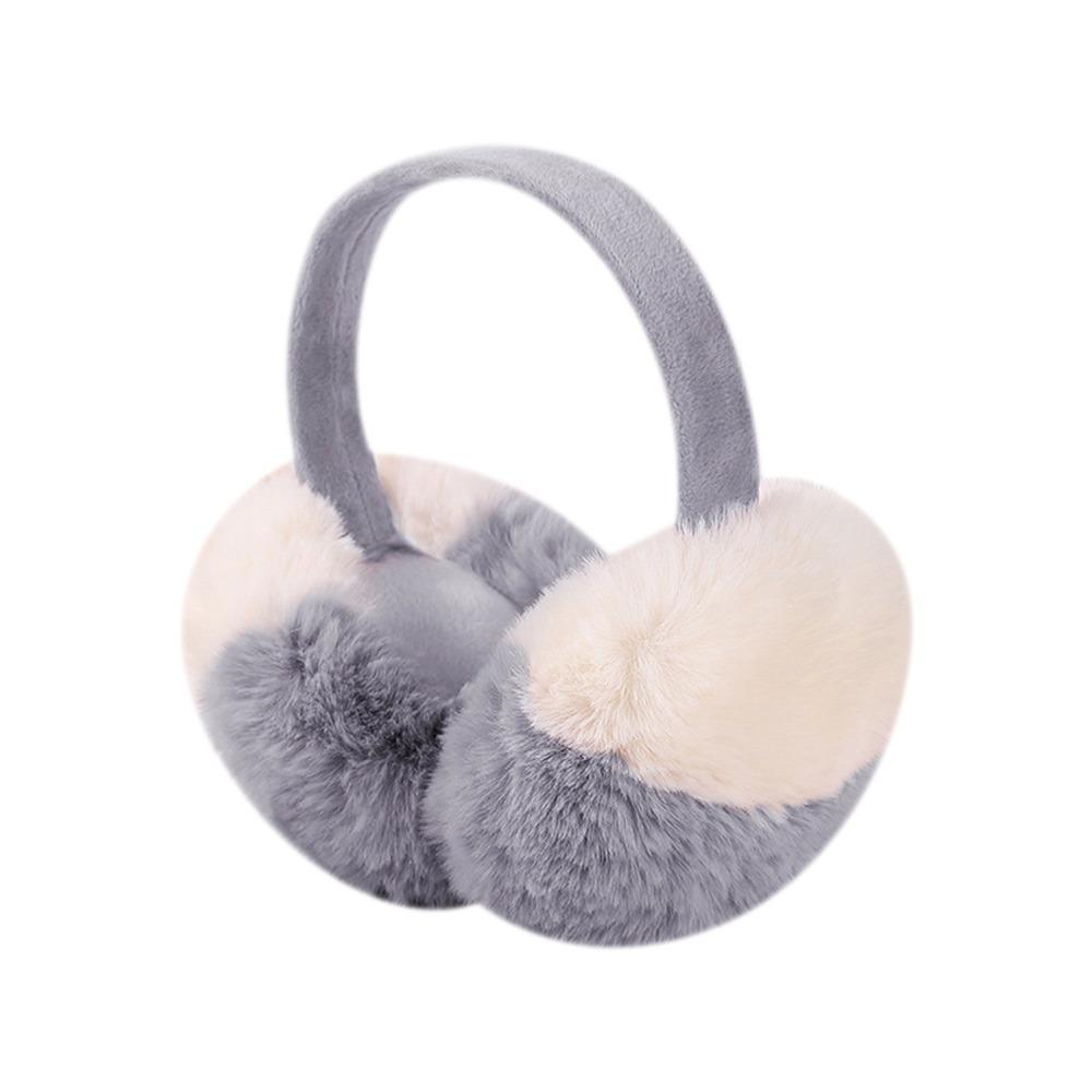 Цветная строчка Грелка для ушей Плюшевая защита для ушей Муфты для ушей Милые зимние муфты для ушей для женщин и девушек