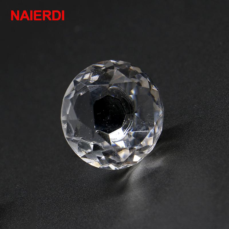 NAIERDI фурнитура для дверей, ручка для дверей. Хрустальная, алмазная форма