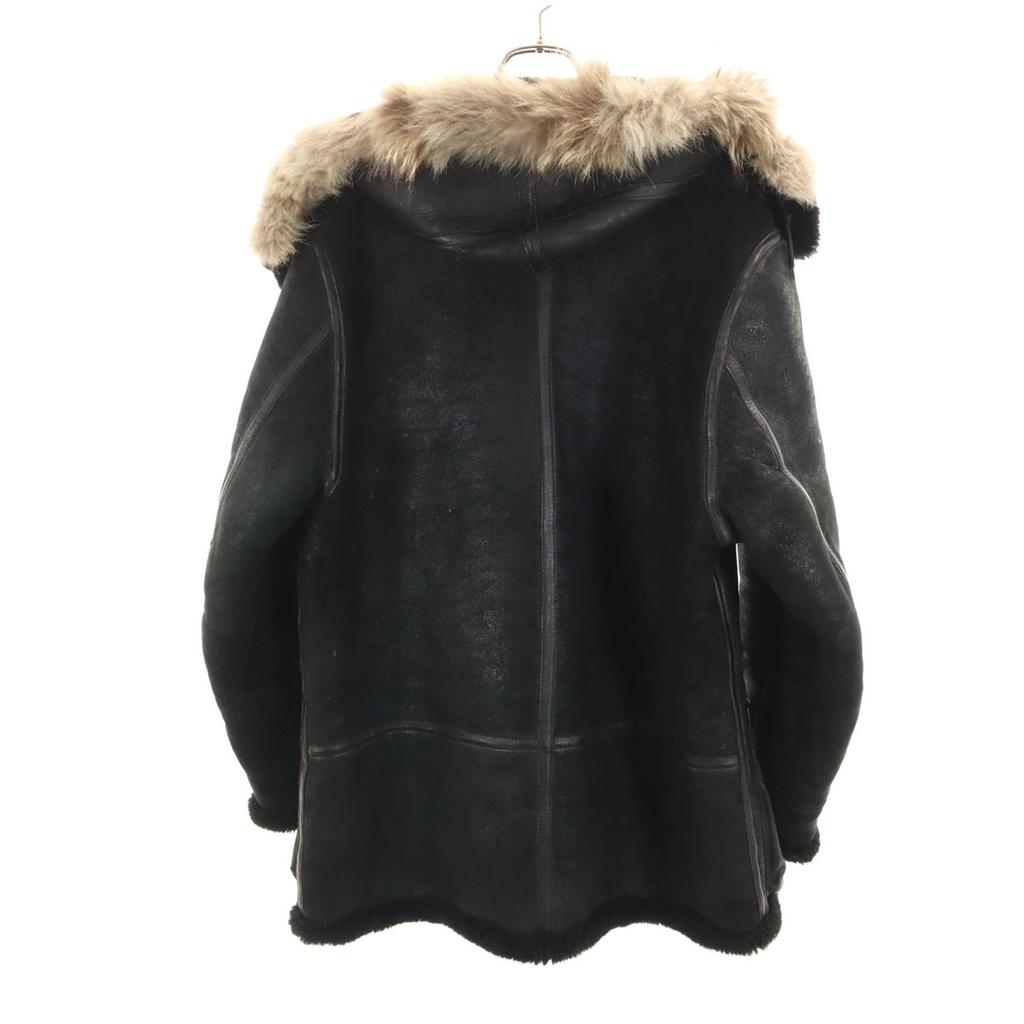 AVIREX B-7 Mouton Flight jacket M black Alaska Men's Used