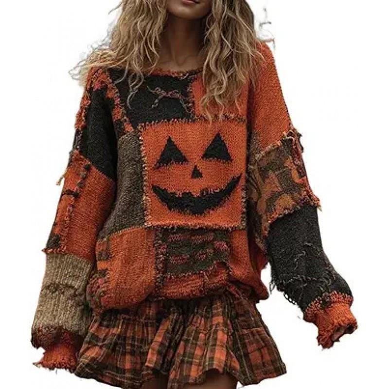 2025 Unisex 3D Print Thick Knit Striped Sweatshirt