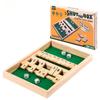 AIUAZA Shutbox Dice Wooden Board Game 2 Player Competitive Traditional Family Board Fun Math Game for Holidays Game, Game, Bar, Travel, Game, (Battle