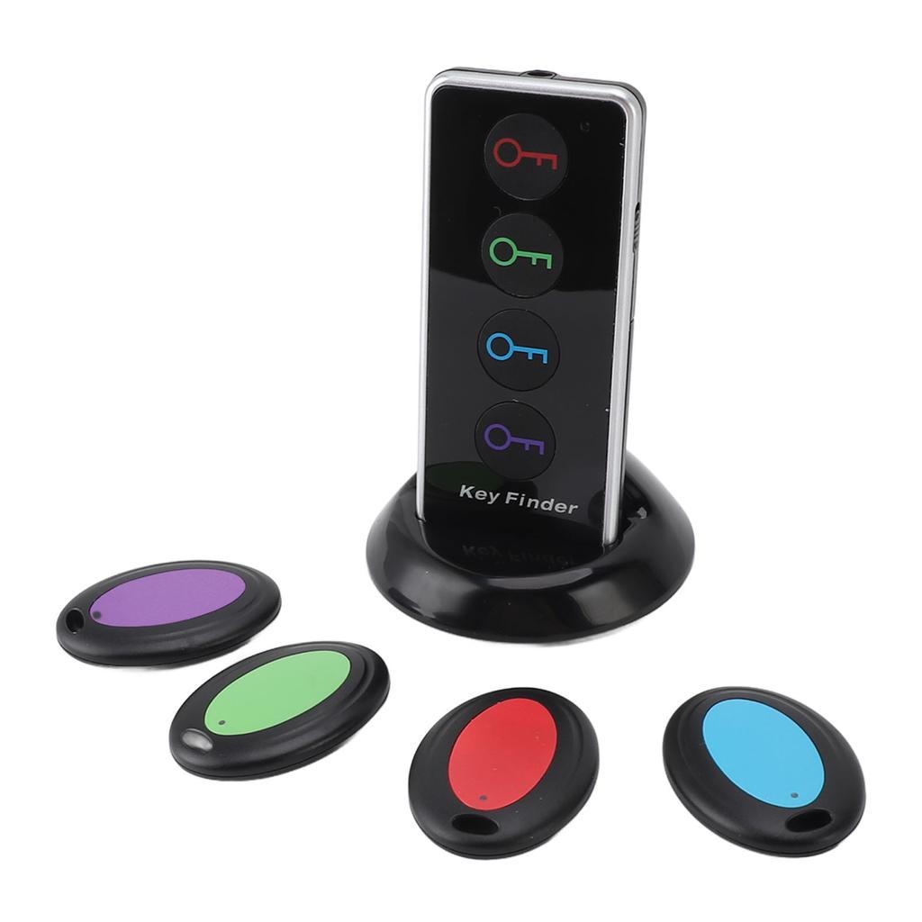 Key Finder 100 футов рабочий диапазон 1 передатчик 4 приемника беспроводной локатор ключей со светодиодной подсветкой для