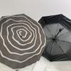 1PC Spiral Pattern Umbrella-8-Rib Reinforced Portable Folding Travel Suitable for All Seasons Outdoor Daily Use-J337