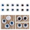 20mm 22mm 24mm Animal Accessories Real Like Baby Toy Realistic Dolls Eyes Half Round Hollow Eyeballs