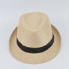 Соломенная шляпа Trilby Sun Hat Мужская женская летняя Панама Дизайнерская пляжная шляпа Fedora