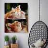 5D Animal Cat Fish Diamond Painting Full Round Drill Handmade Wall Kids Room Decoration