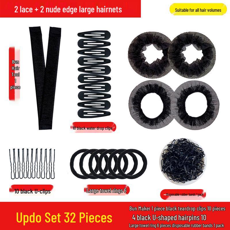 Детская сетка-снуд для волос для танцев по уровням - Аксессуар для пучка для девочки