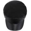Autumn Winter Fashion Ladies Beret PU Leather Beret Hat Painter Hats Outdoor Leisure Flat Top Military Caps Spring Casual Berets