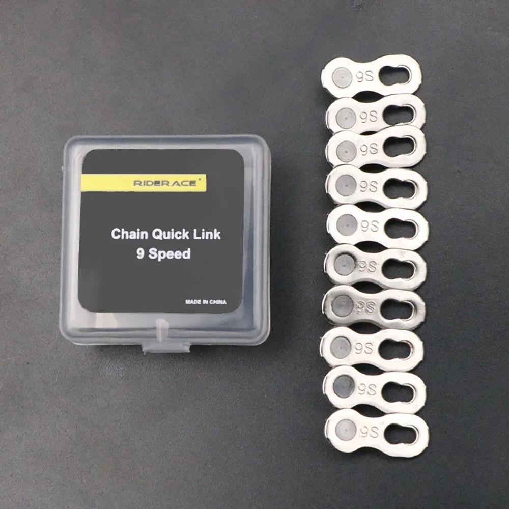 5Pairs 6/7/8/9/10/11/12 Speed Connector Joints Silver Quick Unbuckle Bicycle Accessories