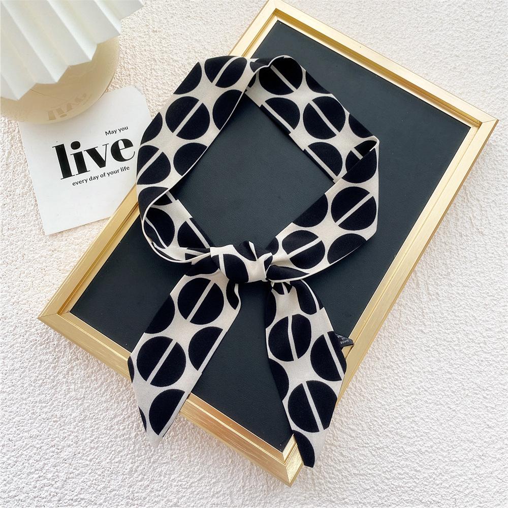 New Scarves Silk Scarves Women'S Spring And Autumn Season Long Decorative Professional Scarves Summer Thin Styles Paired With Shirts Stylish