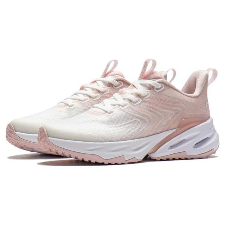 Кроссовки женские Li Ning Eazgo Shock Absorbation Rebound Low-Top Running Shoes Peach-Pink ARES014-3