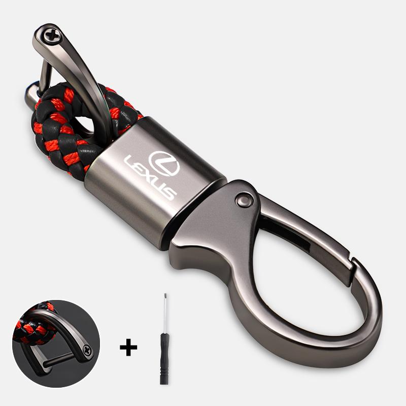 Car Dedicated KeyChain Ring Auto Logo Key Pendant Accessories For Lexus F SPORT ES RX NX LS UX LM LX GX LC RZ IS CT GS RC HS LBX