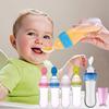 Squeezing Feeding Bottle Silicone Newborn Baby Training Rice Spoon Infant Cereal Food Supplement Feeder Safe Tableware Tools Feeding Bottle