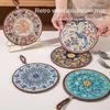 Mat for Hot Dishes, Ceramic trivets,Trivets for Hot Pots and Pans, Pot Holder,Hot Pad To Portect Your Table and Countertop, Kitchen Decor