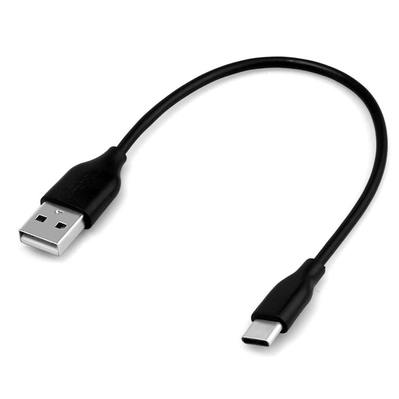 Короткий 20 см Usb-C Usb 2.0 Тип C Мужской к 2.0 Тип A Мужской кабель для передачи данных и зарядки